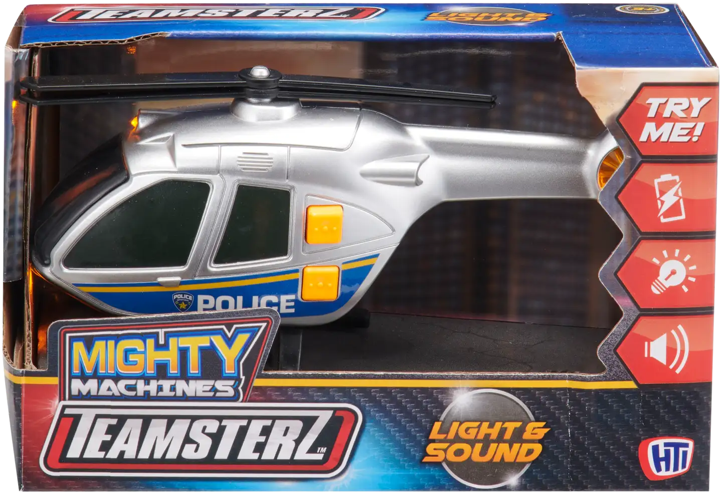 Teamsterz lelu Mighty Machines pieni helikopteri valoilla ja äänillä - 3