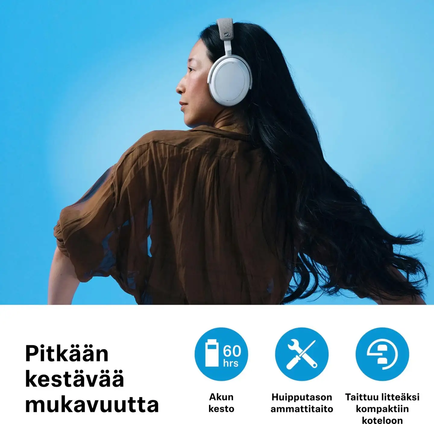 Sennheiser Momentum 4 langattomat vastamelukuulokkeet  valkoinen - 6