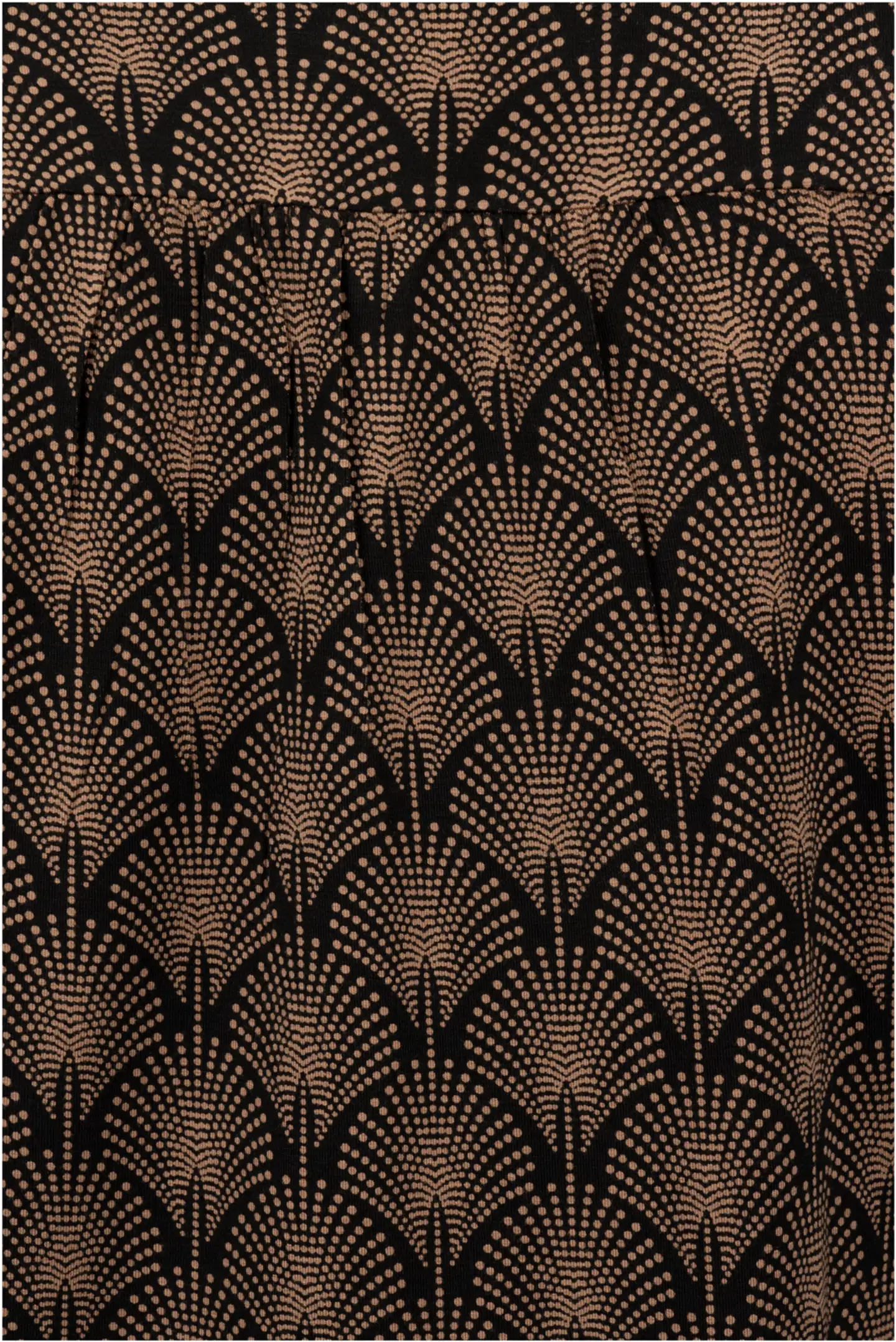 House naisten kuosillinen trikoopusero 213HP30607, D-mitoitus - Black&brown AOP - 3