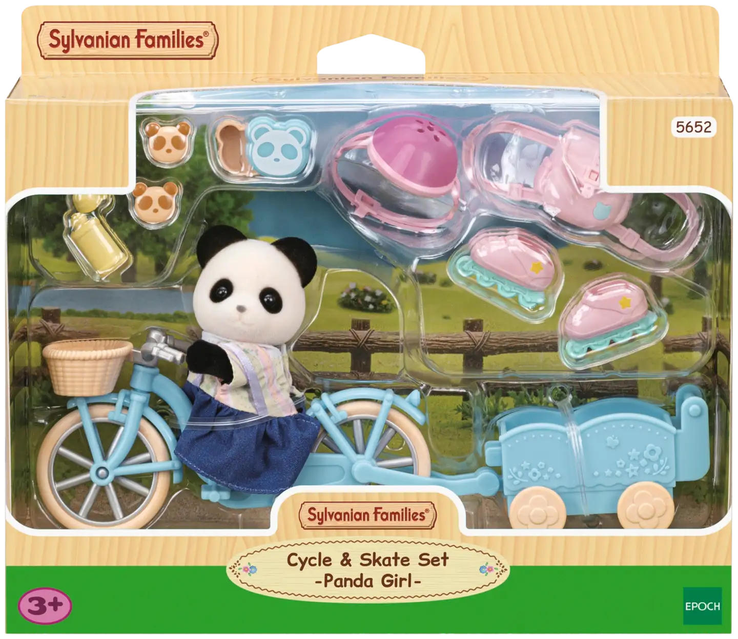 Sylvanian Families Pyörä ja rullaluistimet -leikkisetti - 1