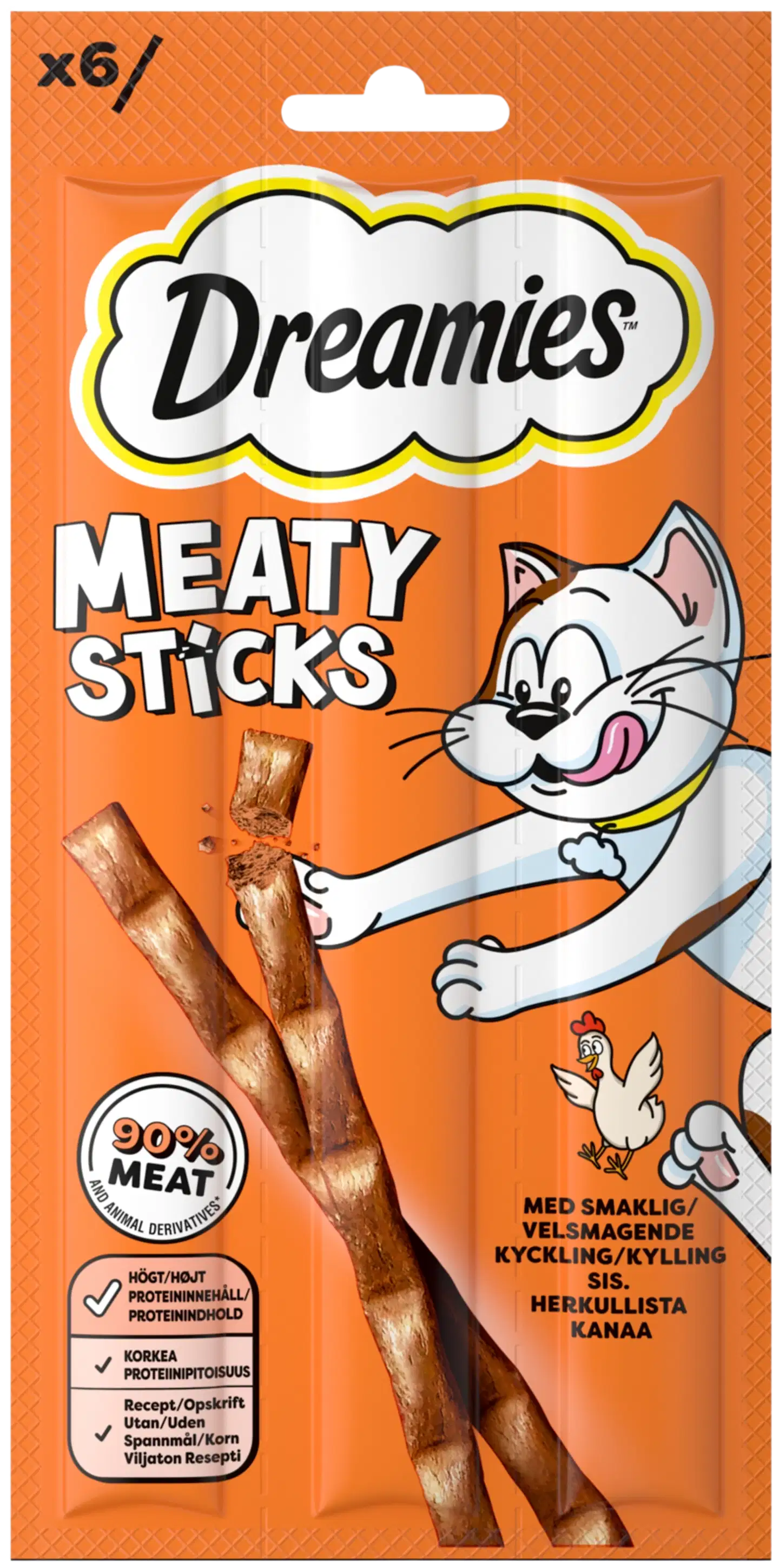 Dreamies 30g Lihaisat Tikut Kana