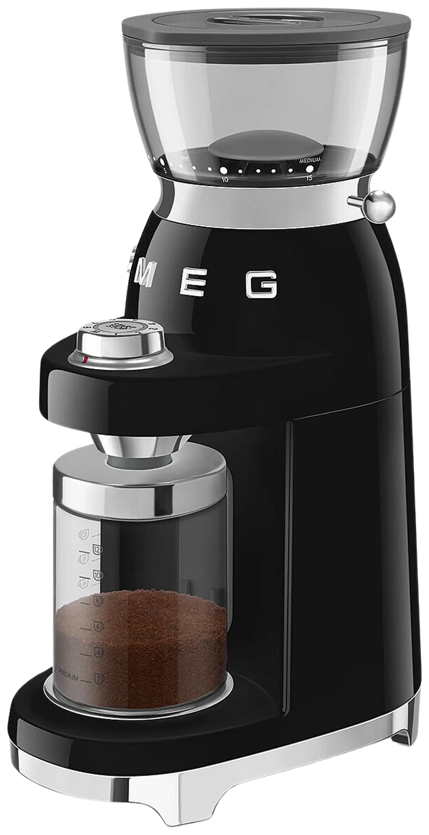 Smeg kahvimylly CGF03BLU musta - 7