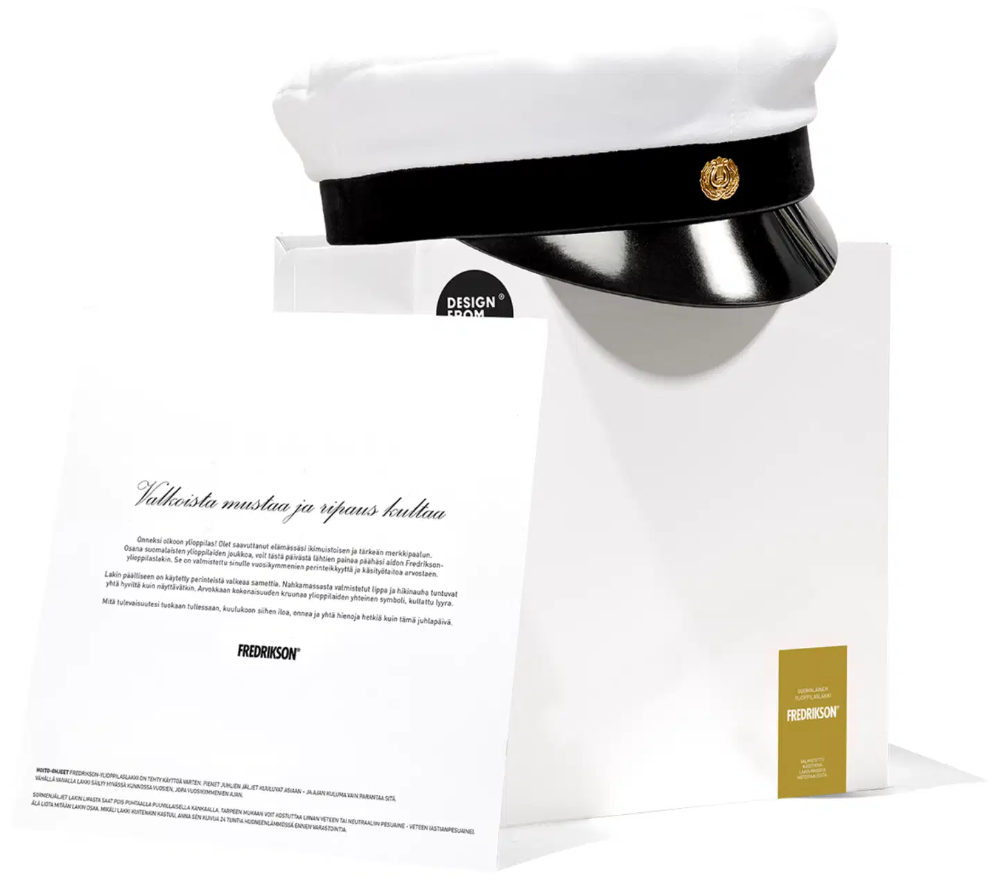 Fredrikson Suomalainen Ylioppilaslakki - VALKOINEN - 11