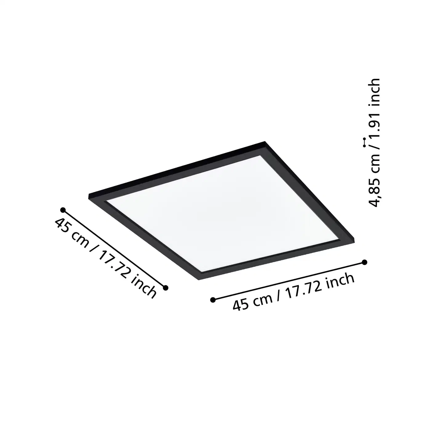 EGLO LED-paneeli connect.z Salobrena-Z 45x45cm 21,5W musta - 4