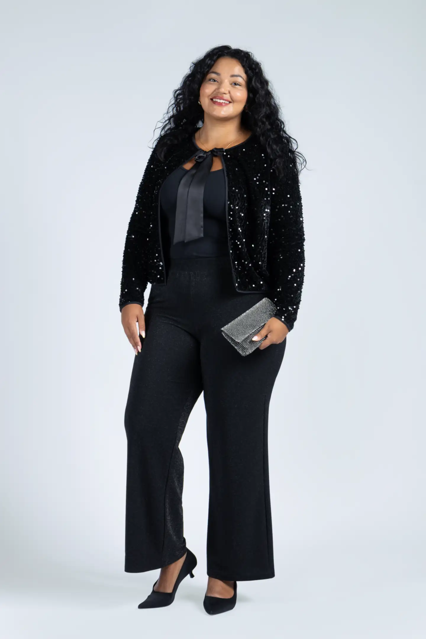 Now Curvy naisten juhlapaljettijakku 135782 - Sequins - 5