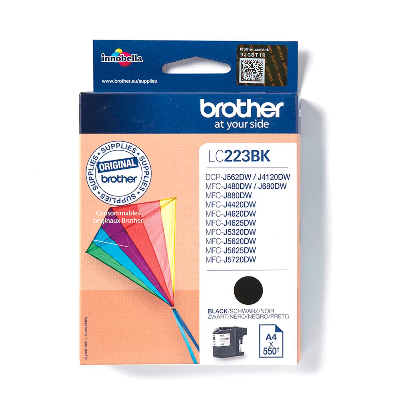 Brother mustepatruuna LC-223BK musta - 1