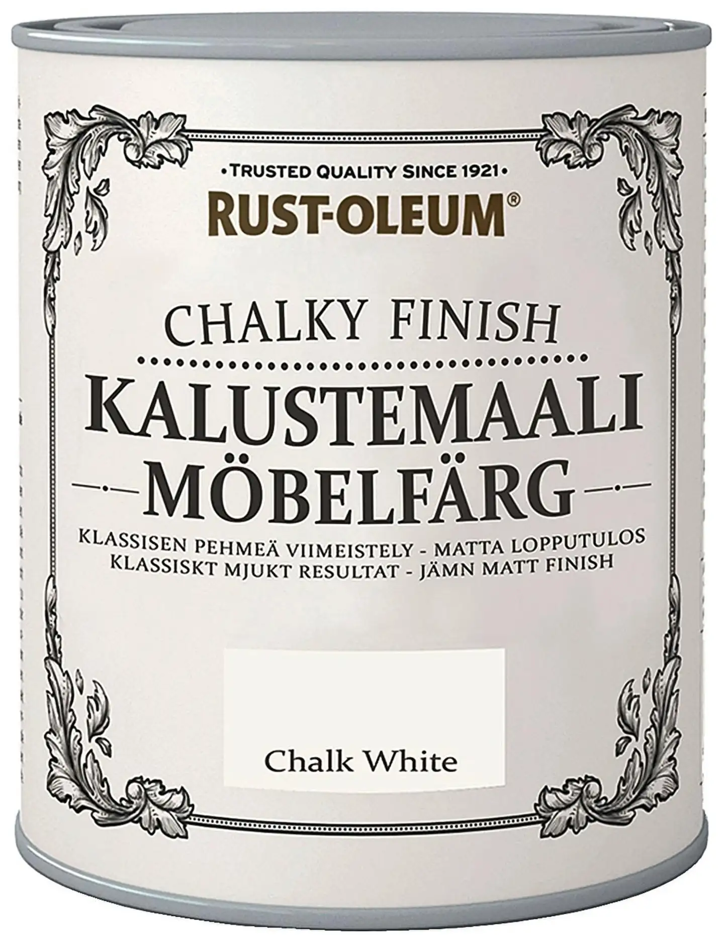 Rust-Oleum kalustemaali Chalky Finish 750 ml Chalk White - 1