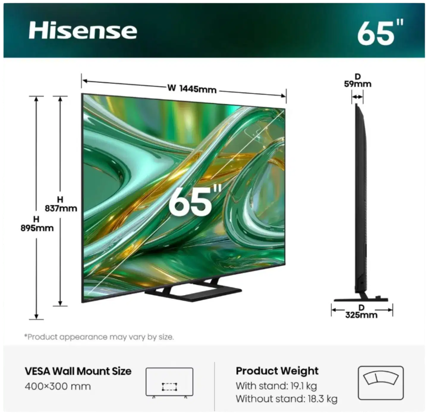 Hisense 65" 4K MiniLED Smart TV 65E8S - 2