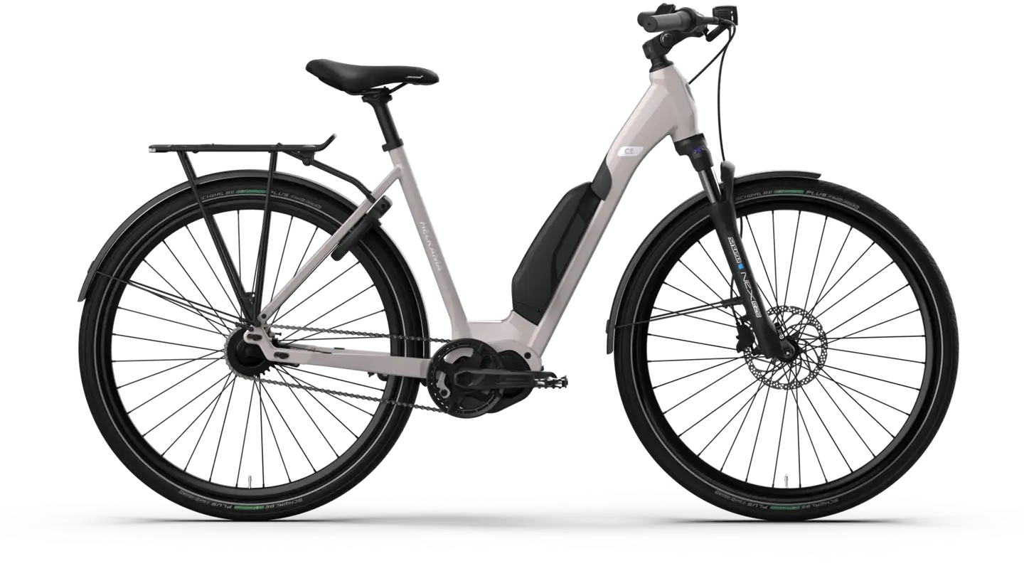 Helkama CE 28" Sähköpyörä 5-vaihdetta runko 52 cm harmaalila