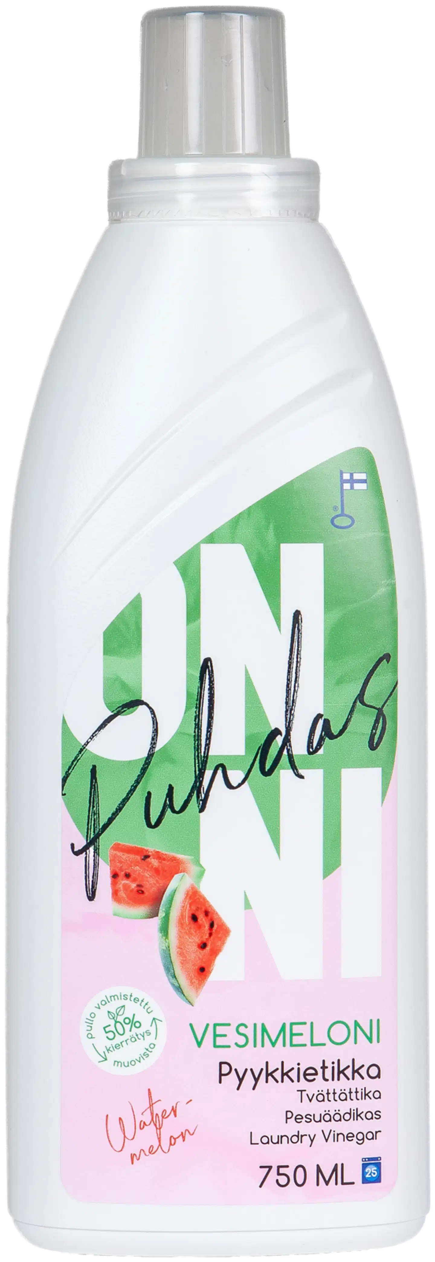 Puhdas ONNI Pyykkietikka Vesimeloni 750 ML