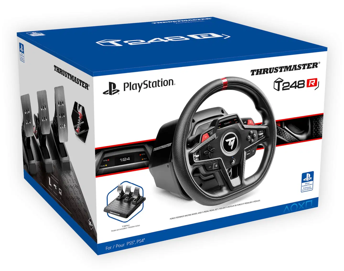 Thrustmaster T248R PS5/PS4/PC Rattipolkimet - 6