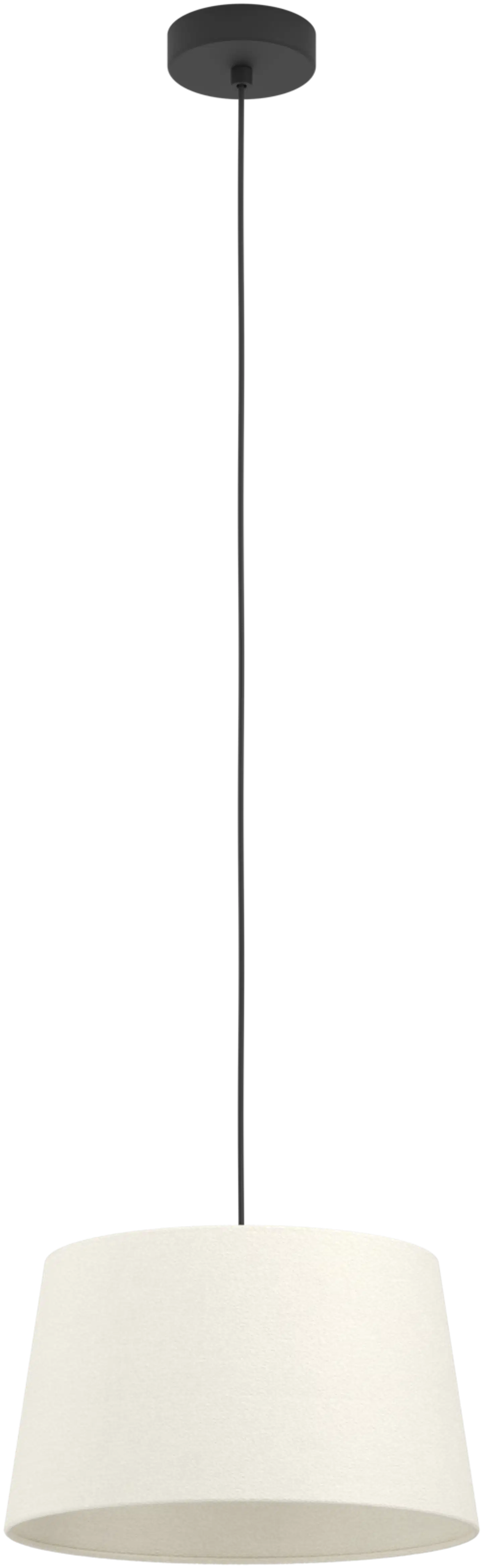 EGLO riippuvalaisin Febres E27 musta/valkoinen - 1