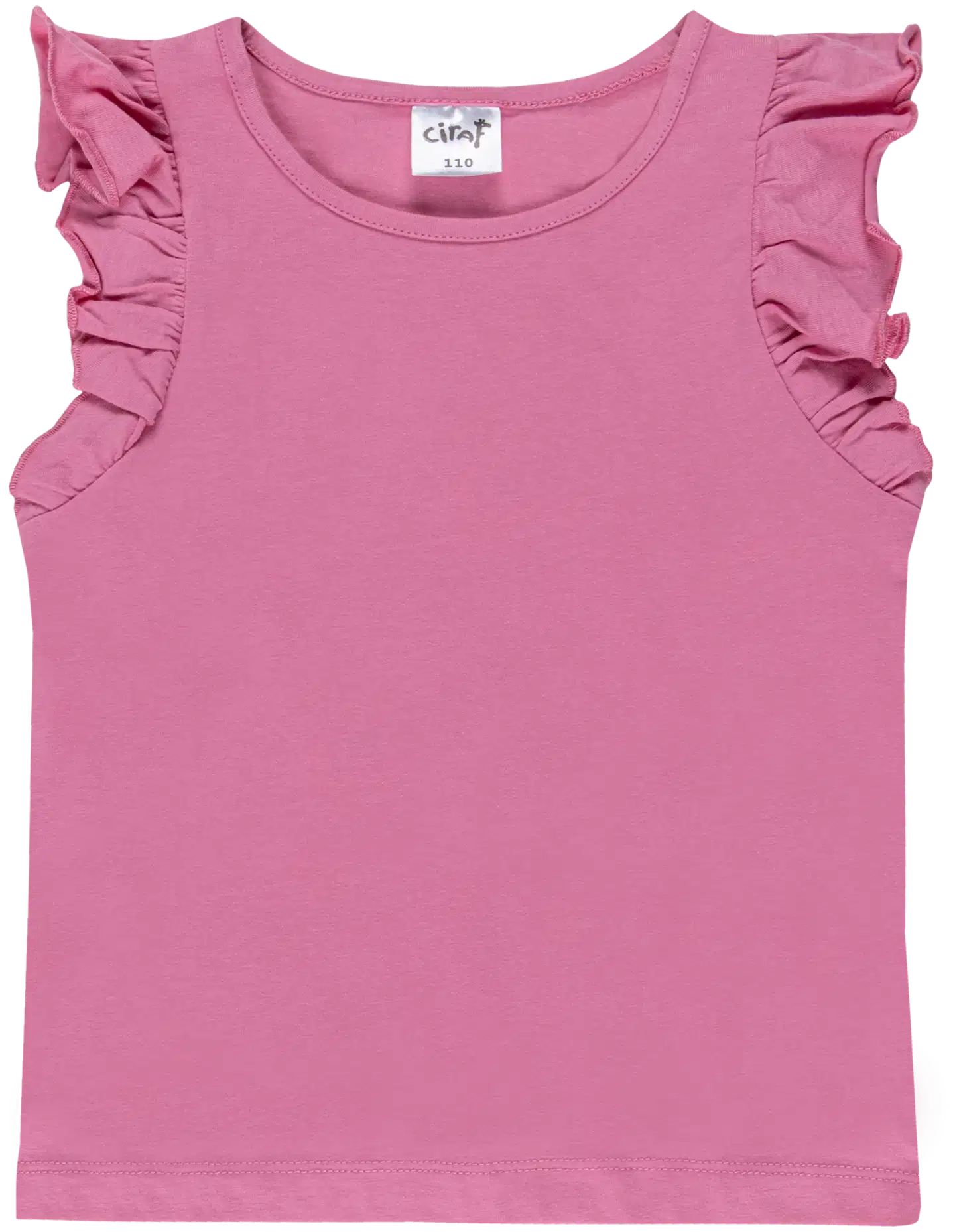 Ciraf lasten frillatoppi 25TC261645 - Cashmere Rose 16-2215 Tcx - 1