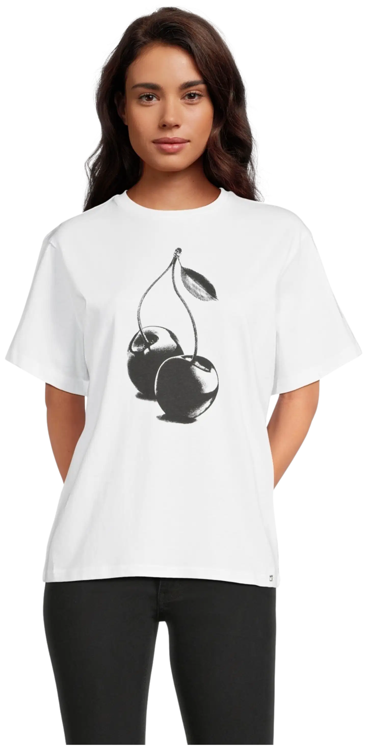 WKLY. naisten T-paita 213W030121 - CHERRY - 1