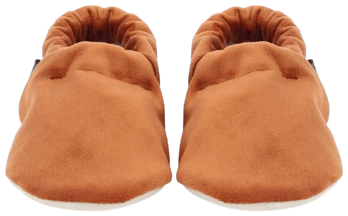 Yoyo Juniors lasten samettitossu Moccassins - Caramel - 2