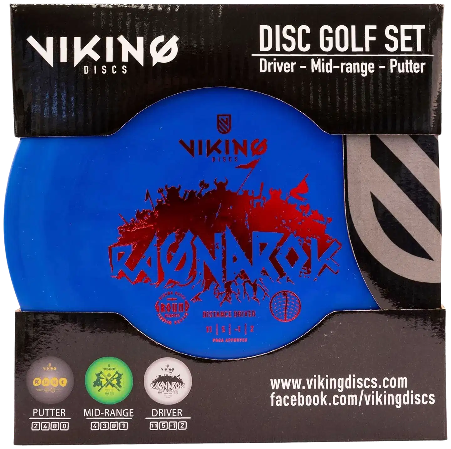 Viking Discs frisbeegolf kiekkosetti - 1
