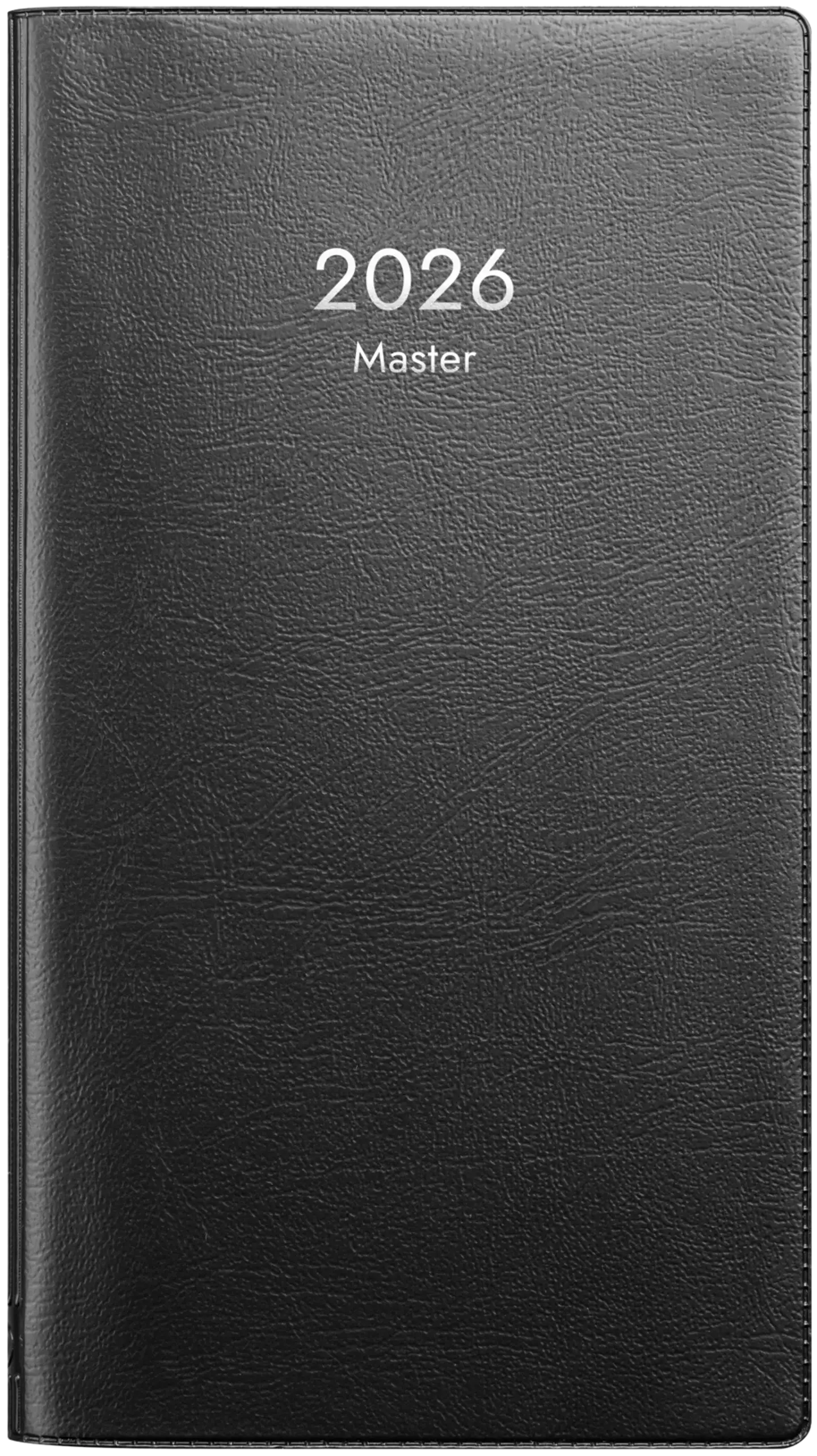 Burde Kalenteri 2026 Master musta muovikansi - 1