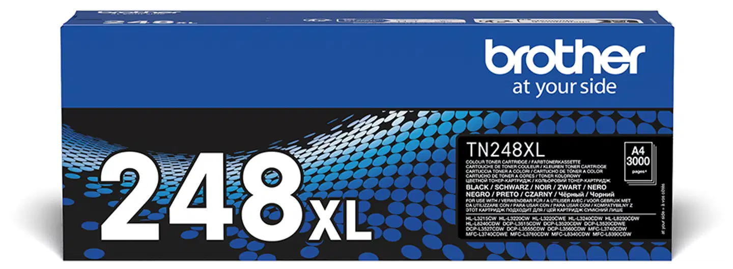Brother laservärikasettiTN248XLBK XL musta - 1