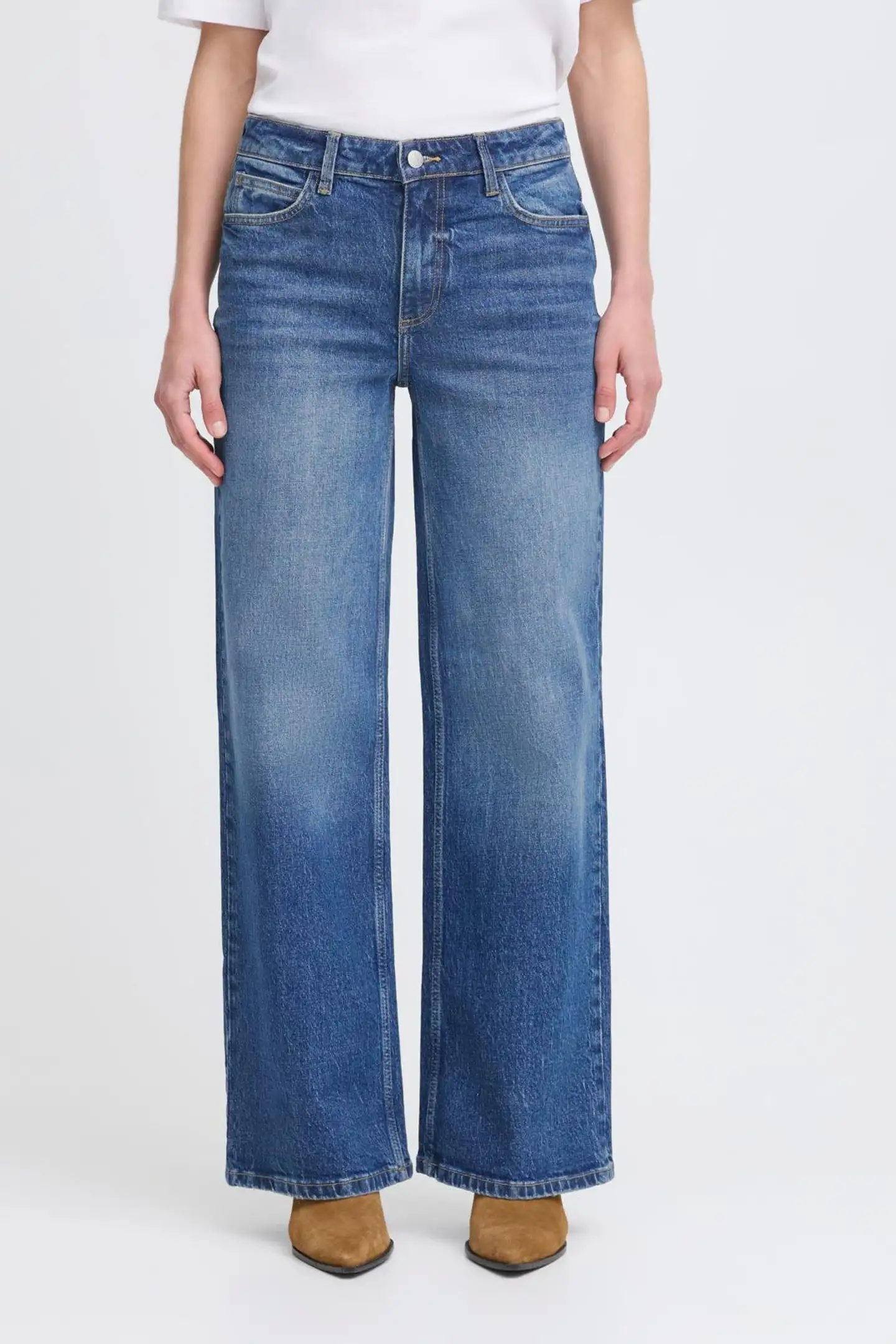B.young naisten farkut Bykyjla - Indigo blue denim - 3