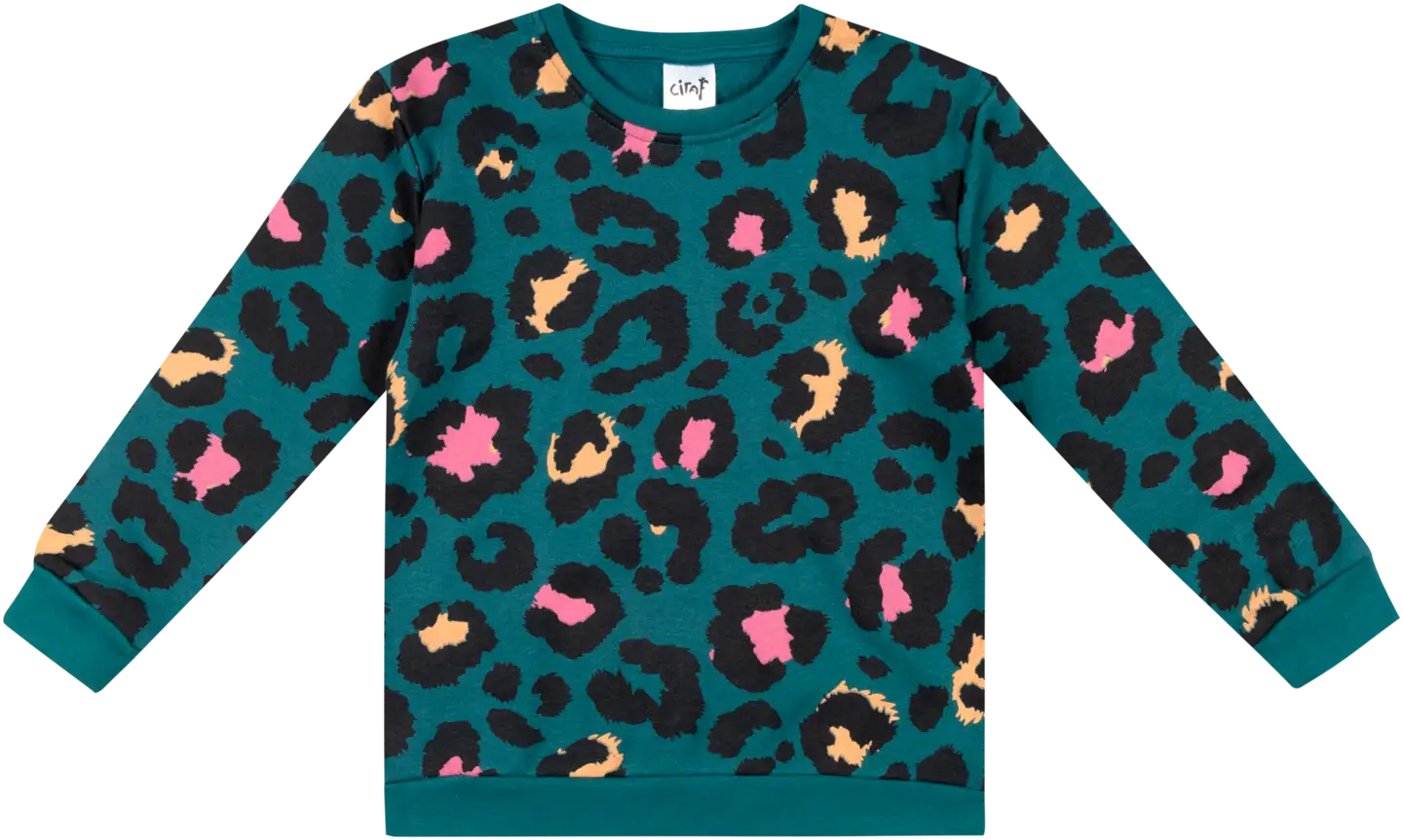 Ciraf lasten collegepaita leopardi 25TC253315 - Multicolor - 1