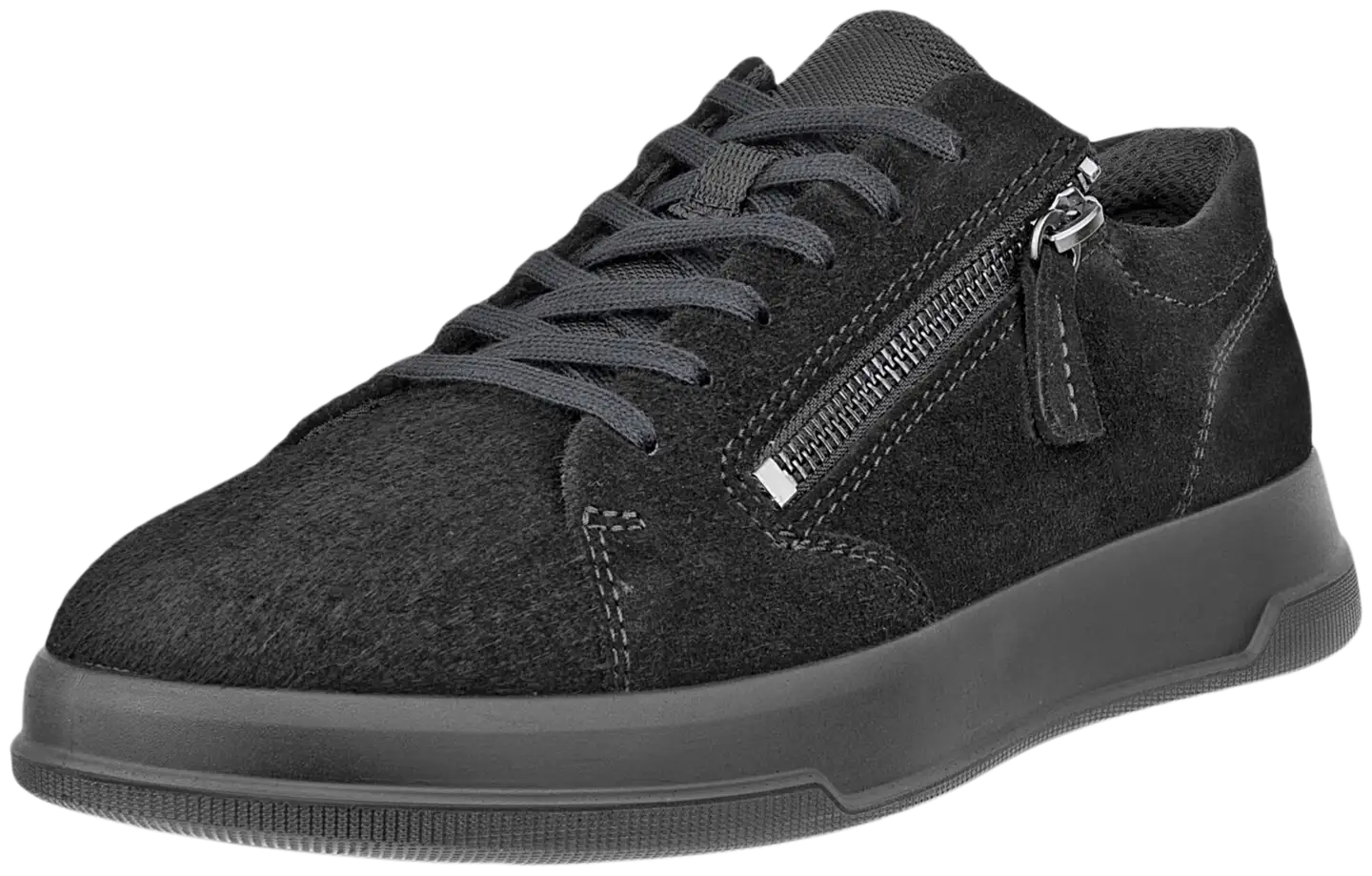 Ecco naisten kävelykenkä Move ZIP tennari - Black/Cravel - 4