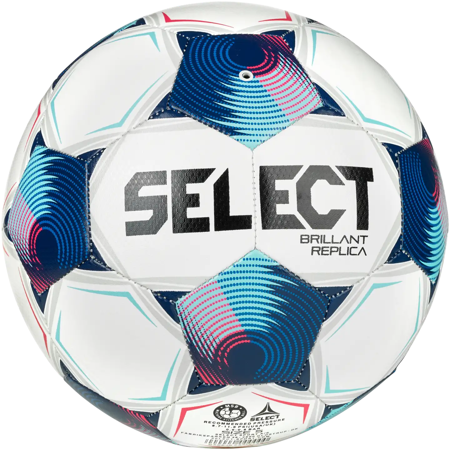 Select Brillant Replica v25 jalkapallo, koko 5 - White/blue - 2