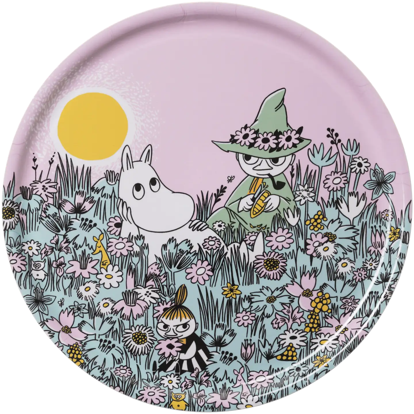 Moomin Arabia tarjotin 35 cm Sydänystävät - 1