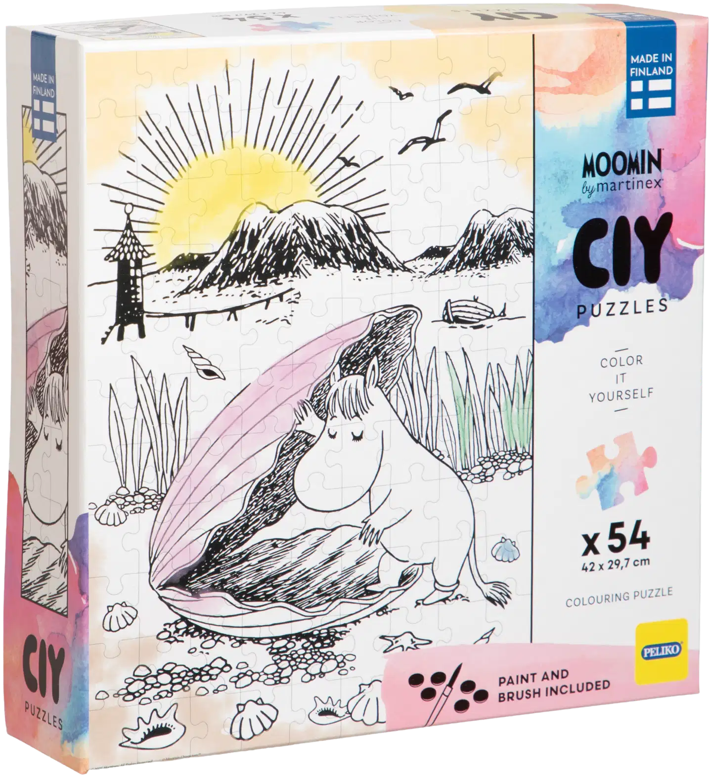Peliko Muumi palapeli CIY 54 palaa vesivärit - 5