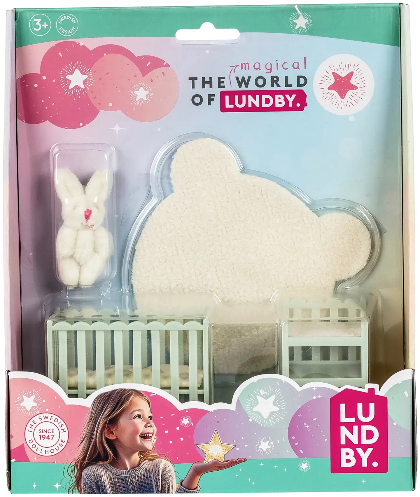 Lundby pinnasänky ja hoitopöytä - 1