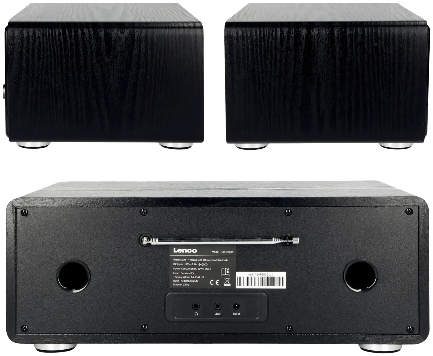 Lenco DIR-260BK FM/Internet radio - 3