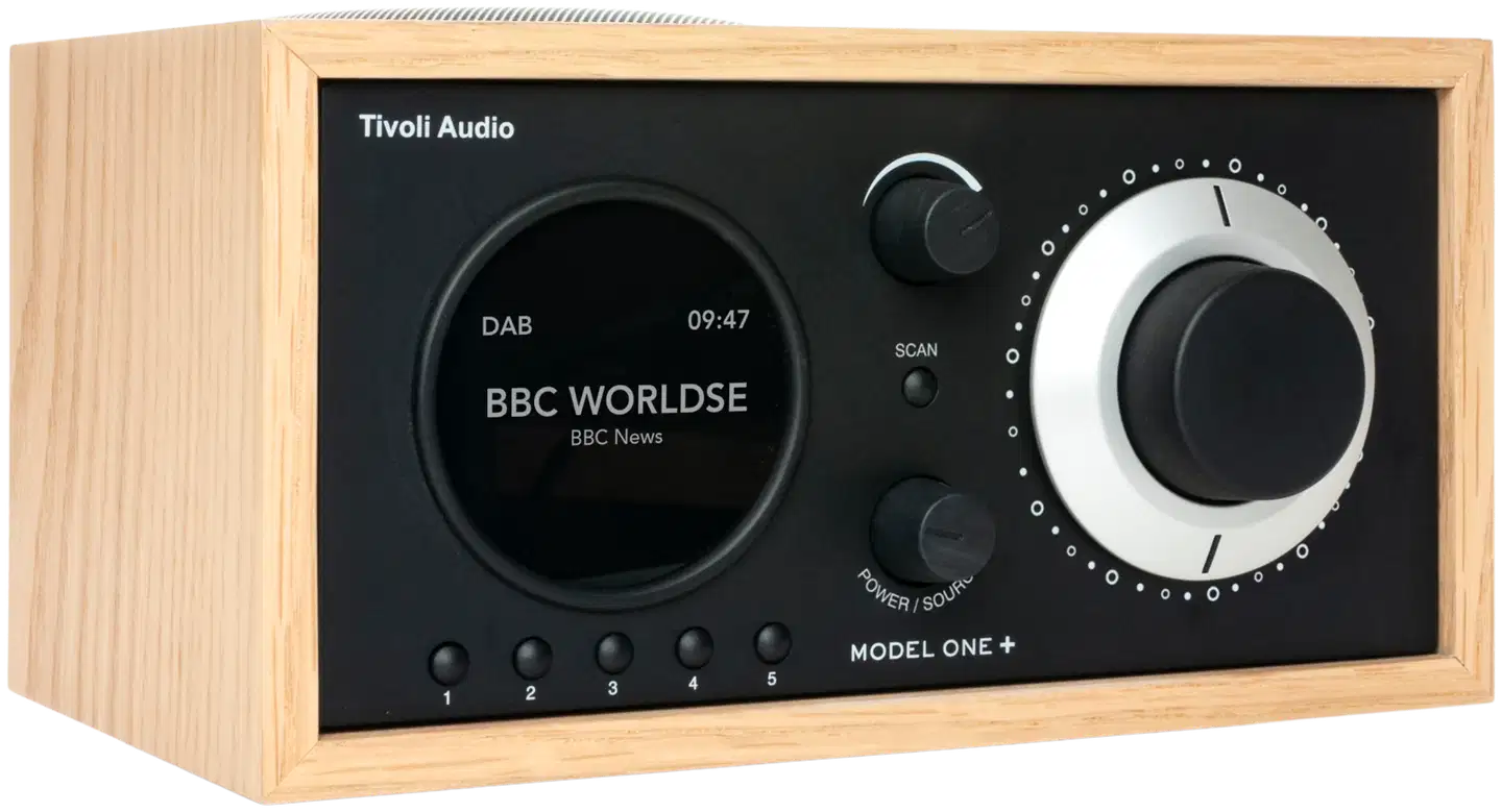 Tivoli Audio DAB+/FM-pöytäradio Model One+ tammi/musta - 3