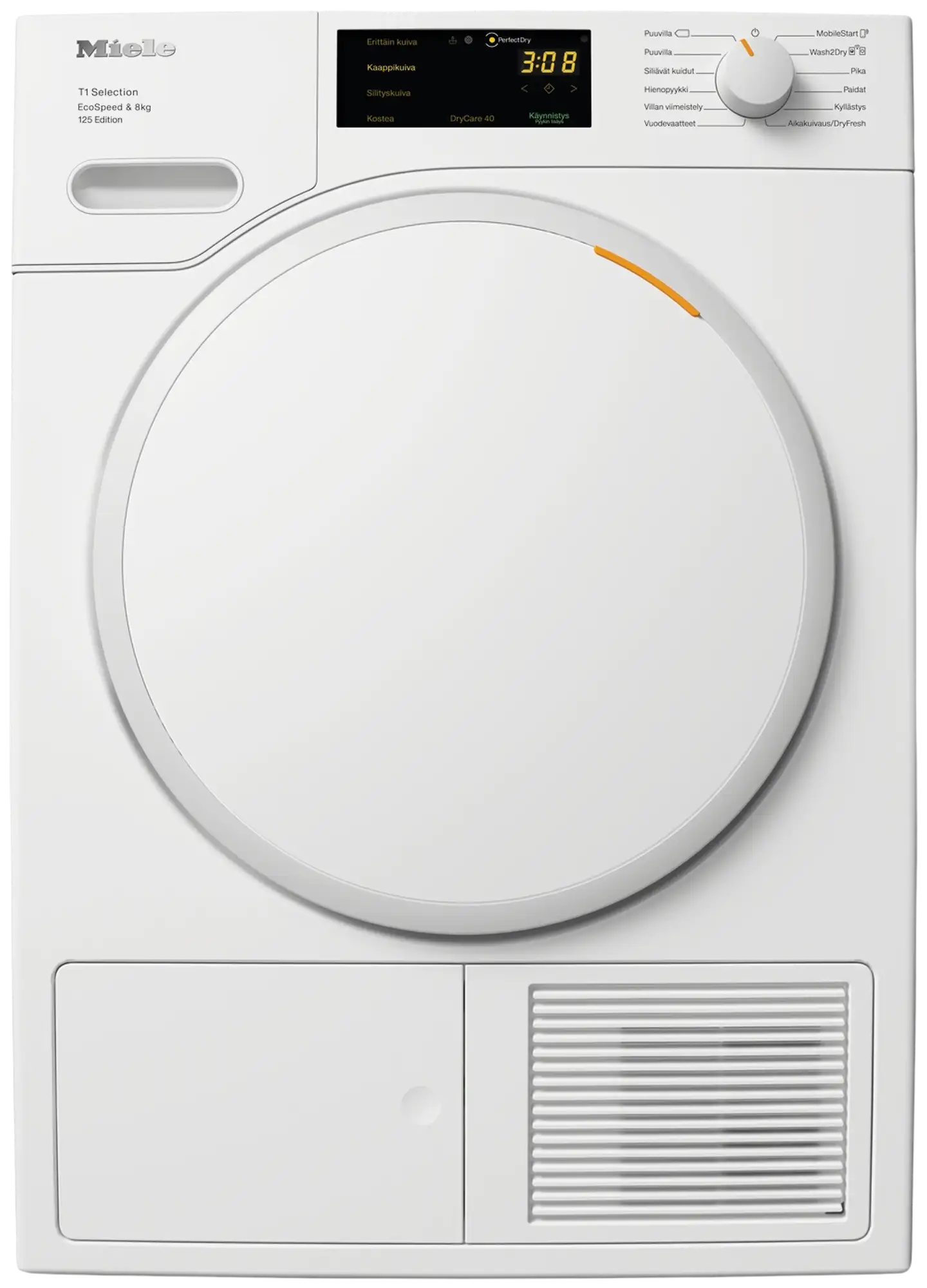 Miele kuivausrumpu TSC 663 WP 8kg valkoinen
