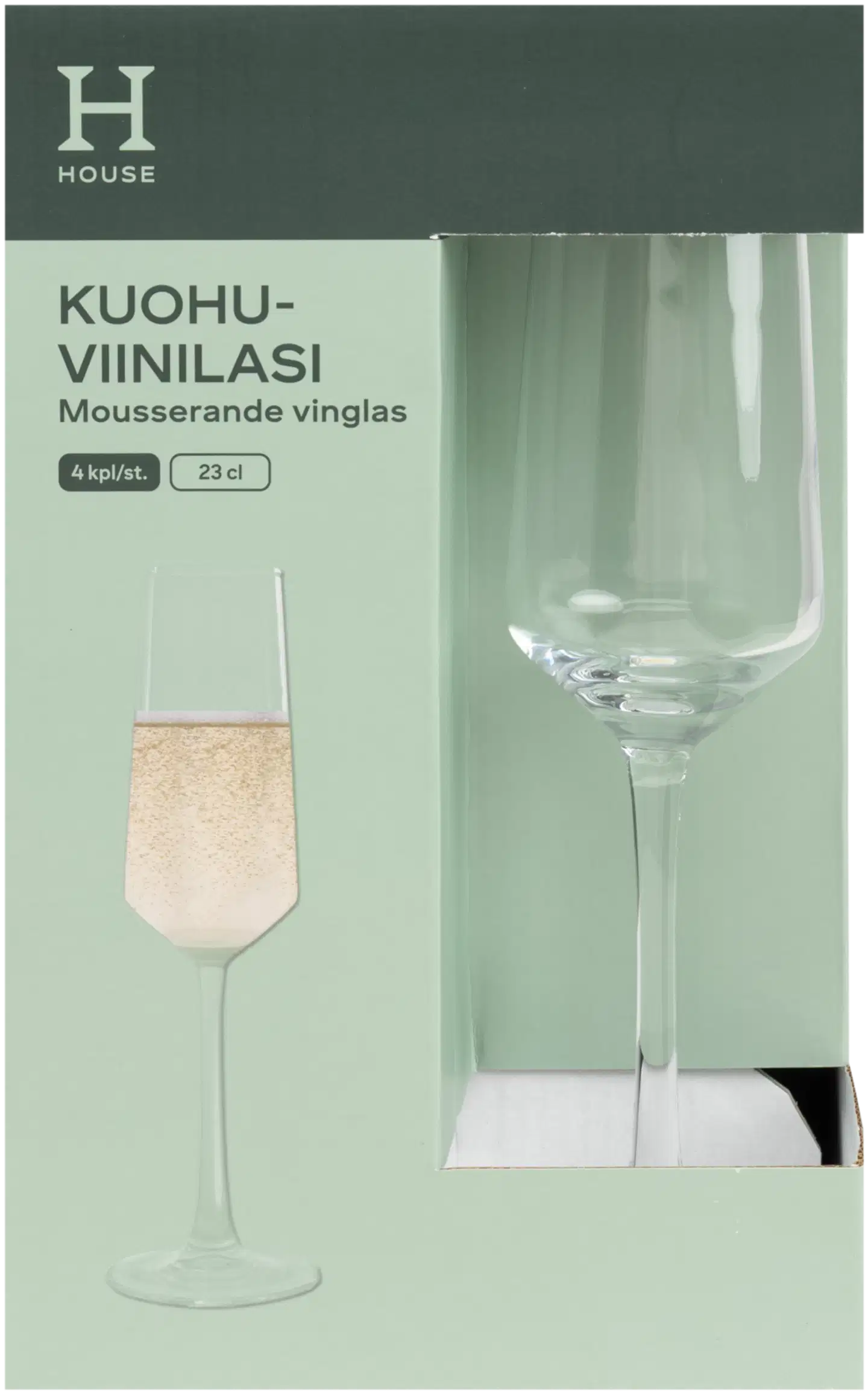 House kuohuviinilasi Linea 25 cl 4-pack - 3