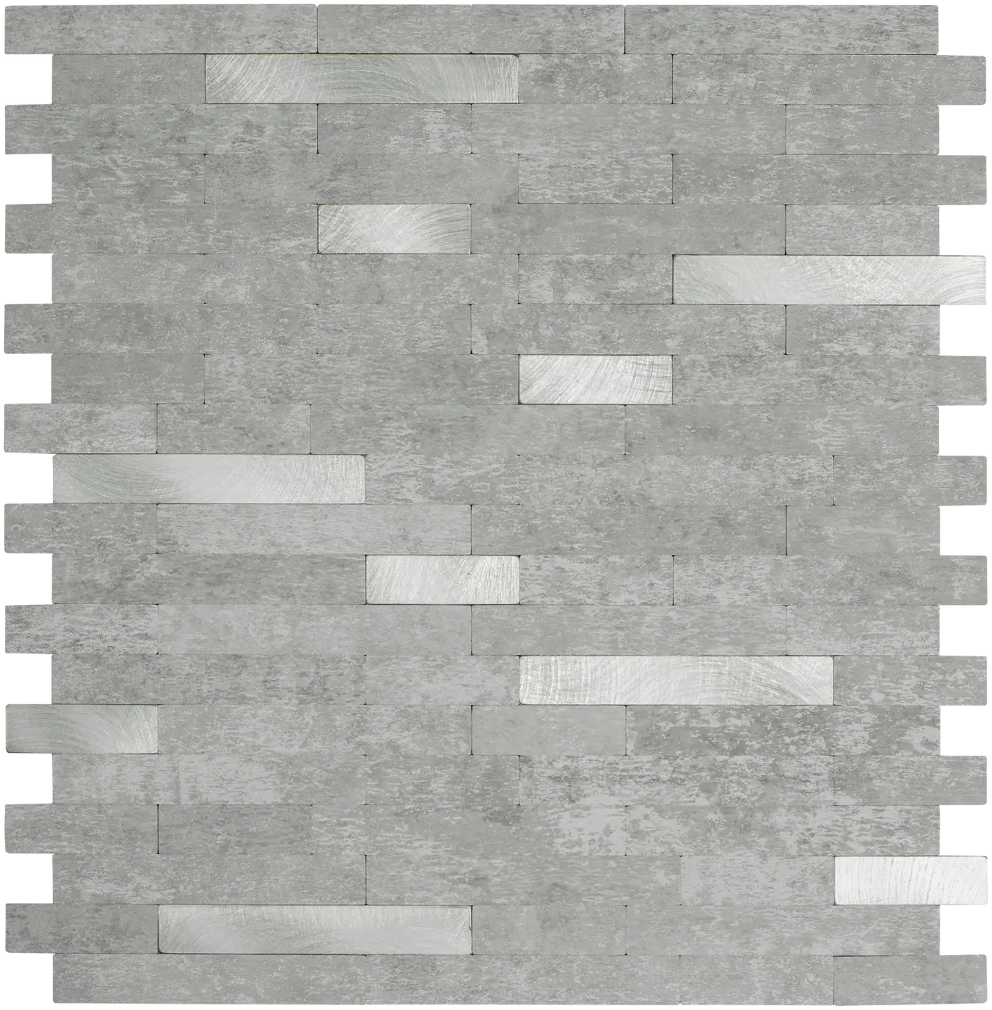 D-C-Fix 270-4005 Premium itseliimautuva seinälaatta. Laatan koko 29,7cm x 29,2 cm. Laatan kuviona ja värinä metalli ja kivi. - 2