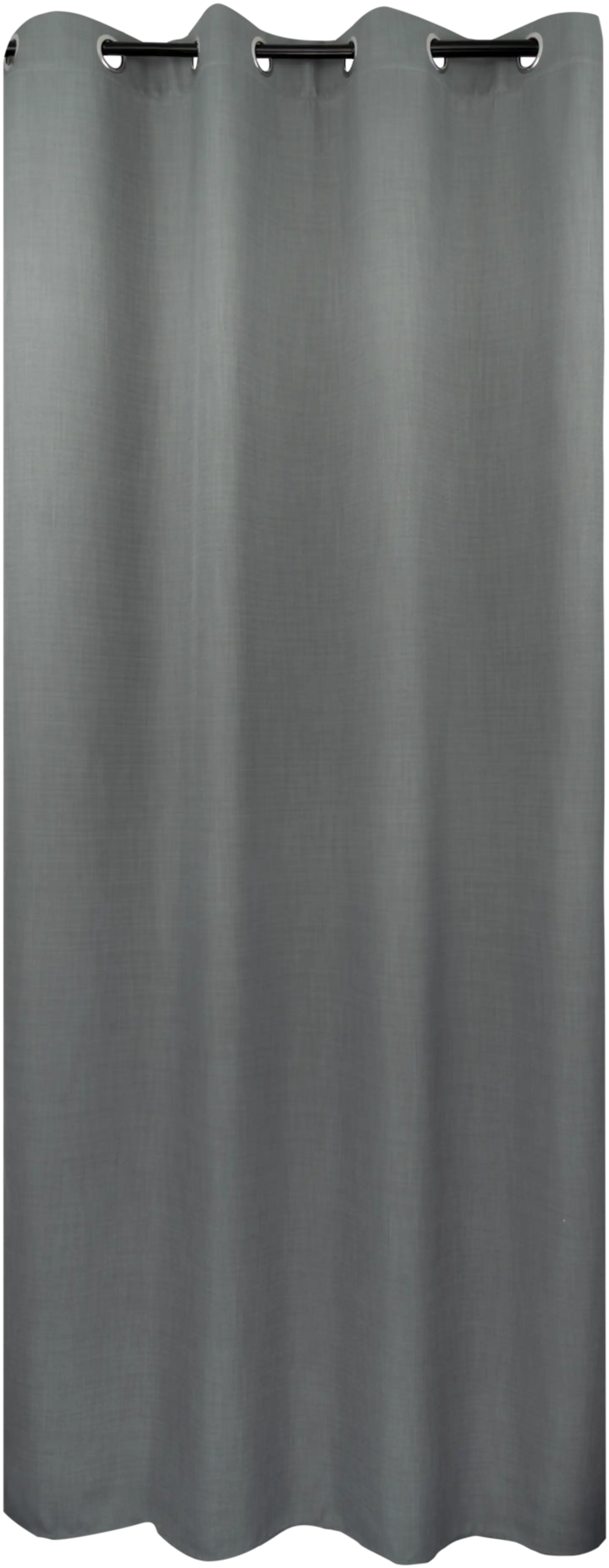 House sivuverho Albert melange 140x250 cm tummanvihreä - 2