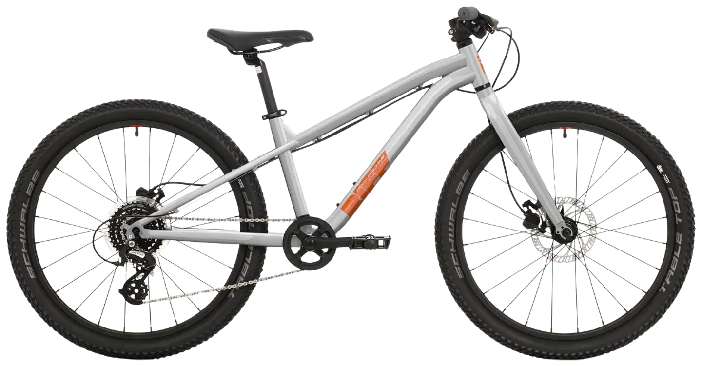 Rock Machine Riff TR 24” Nuorten pyörä 8 vaihdetta runko 24 cm harmaa