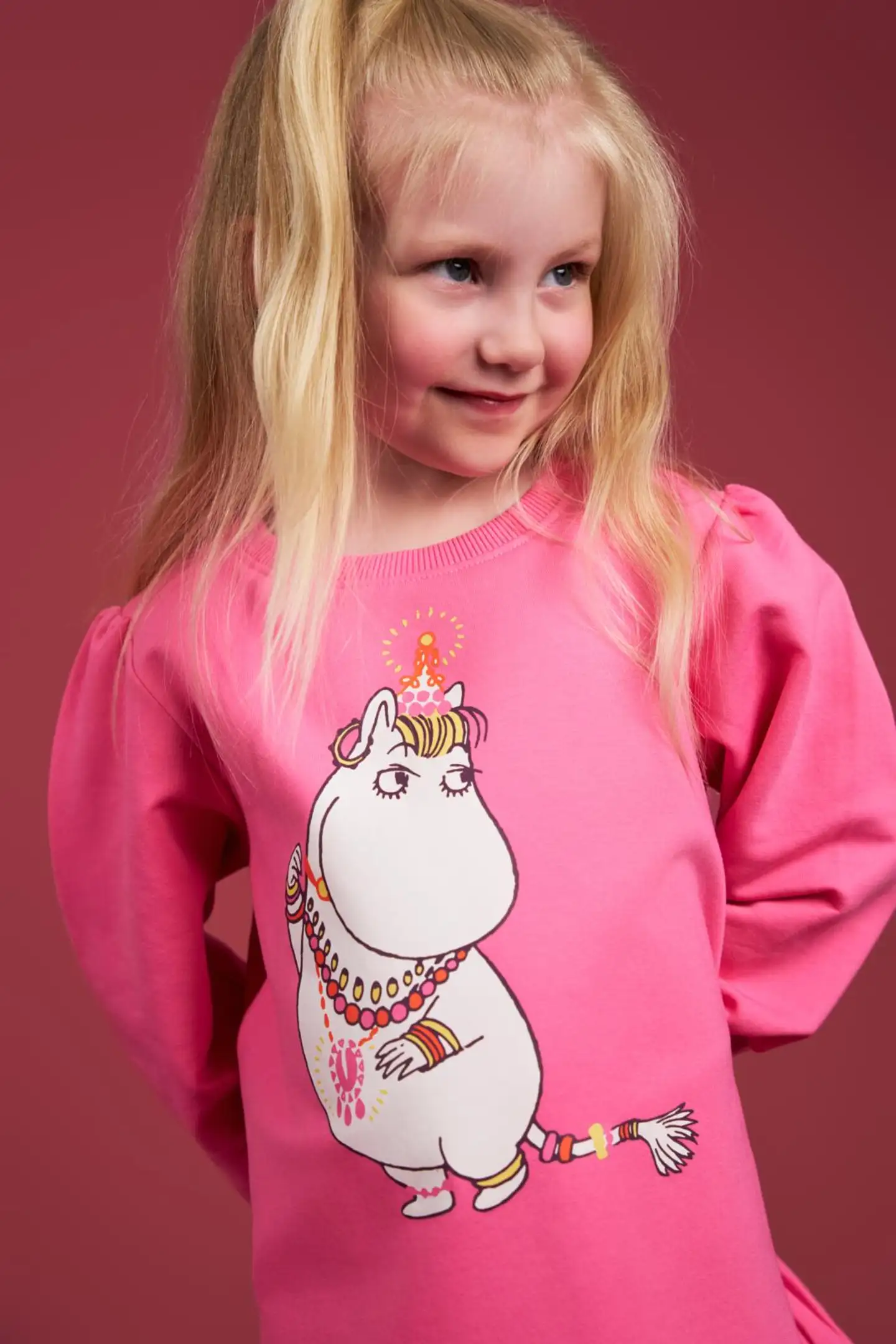 Martinex Muumi lasten mekko Niiskuneiti 588804 - Vaaleanpunainen - 4