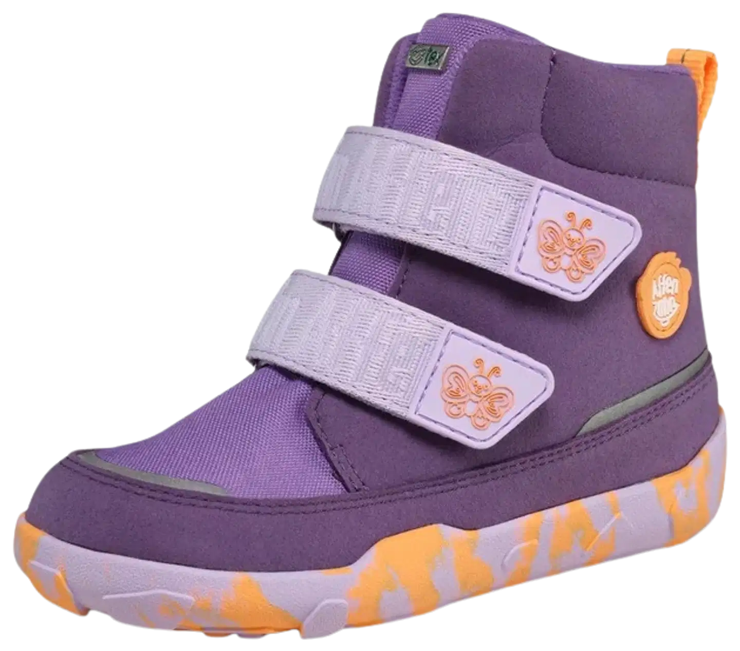 Affenzahn paljasjalkasaappaat Vegan Comfy - Butterfly - purple - 6