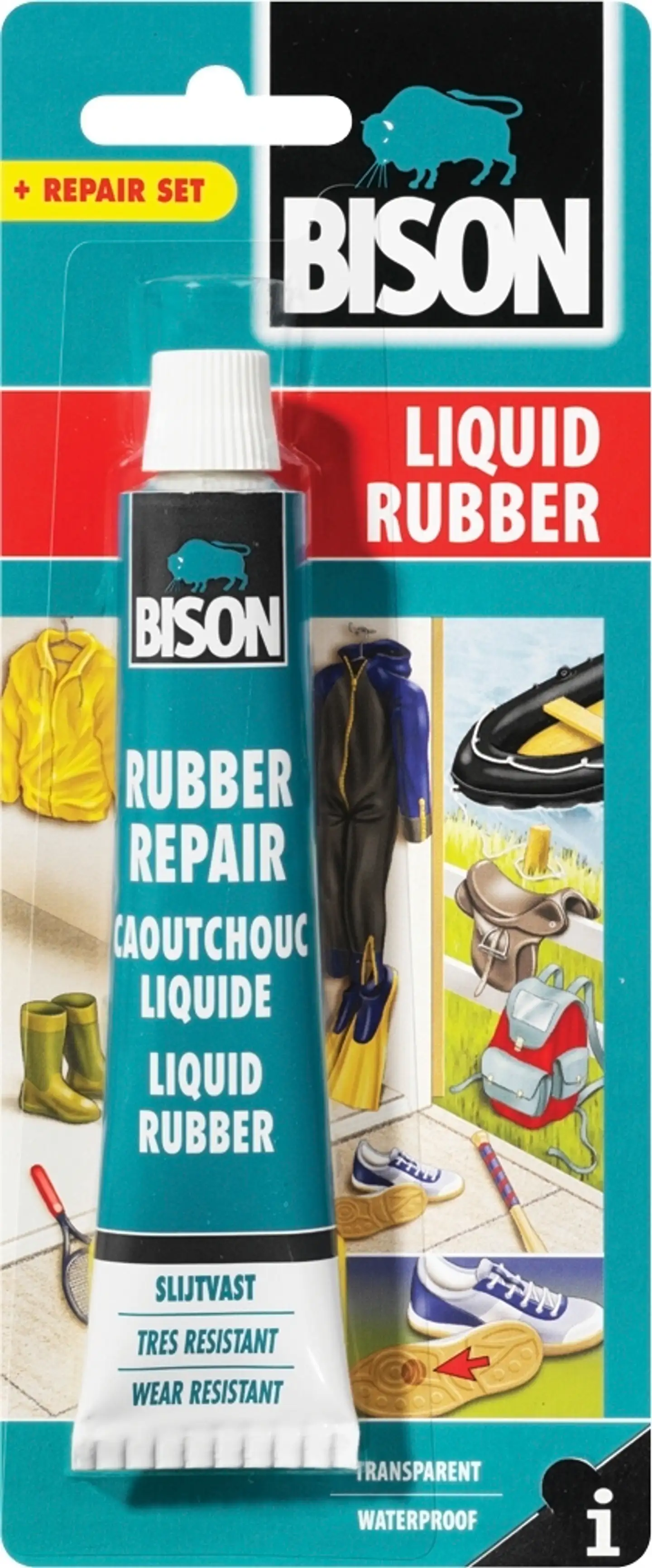 Bison nestekumi Rubber Repair 50ML