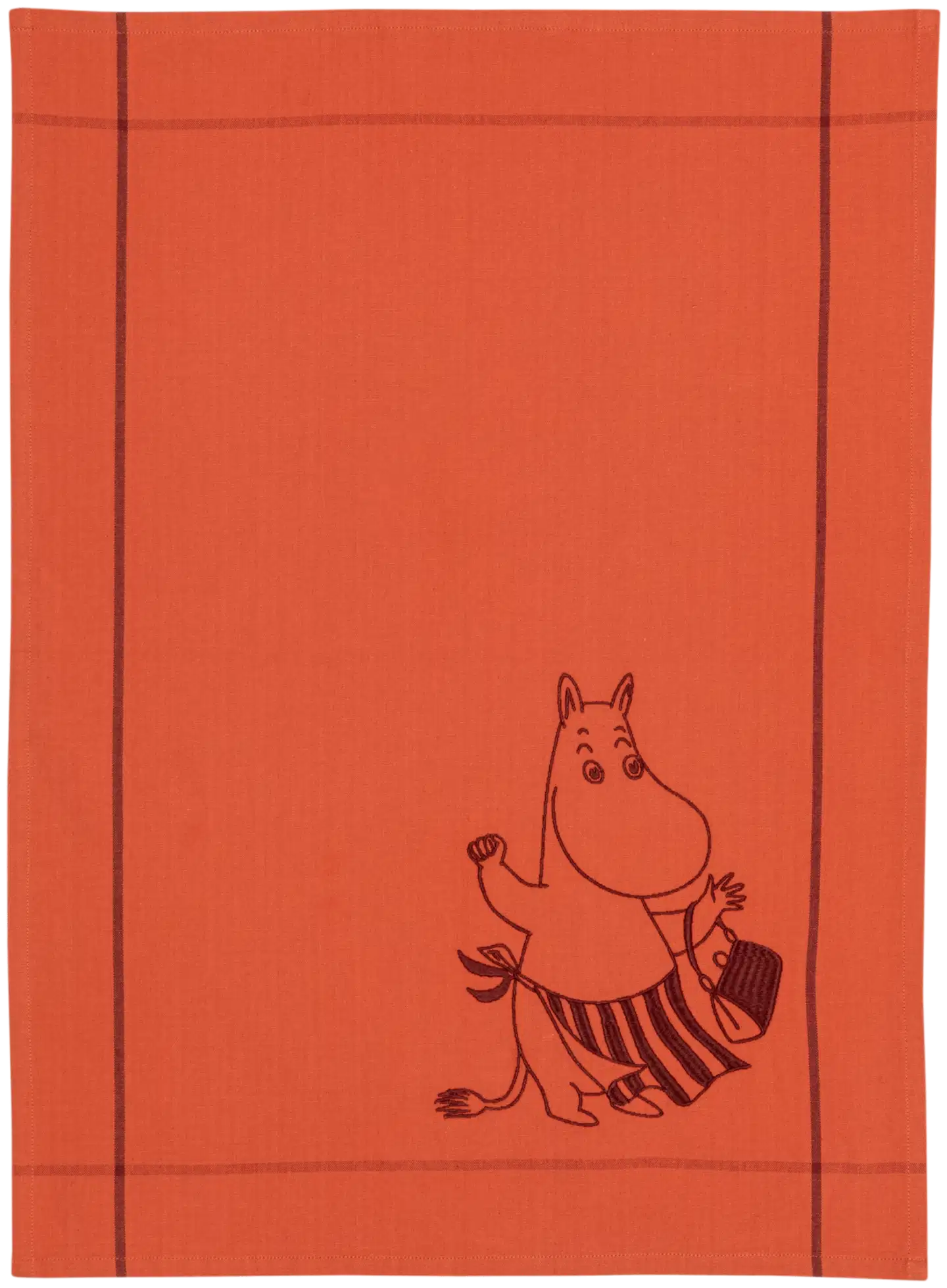 Moomin Arabia Muumi keittiöpyyhe 50x70cm Muumimamma GOTS