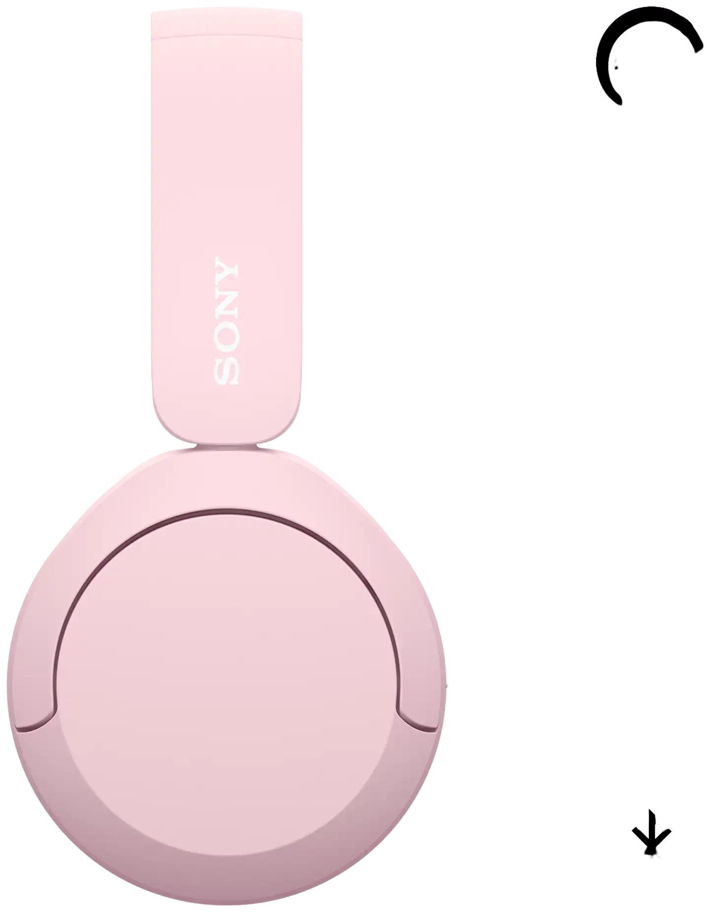 Sony Bluetooth sankakuulokkeet WH-CH520P pinkki - 2