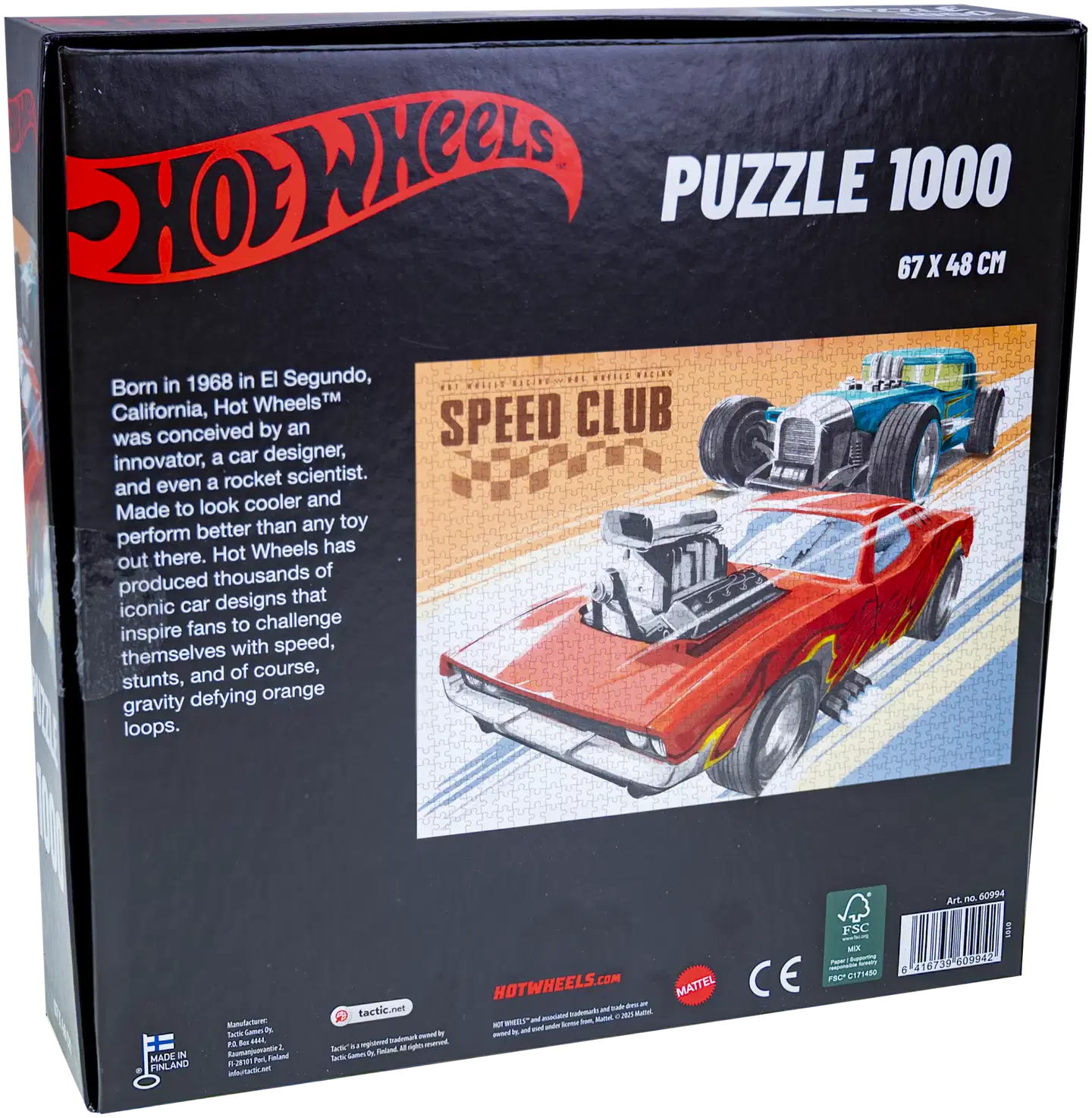 Tactic Palapeli Hot Wheels Speed Club 1000 palaa - 5