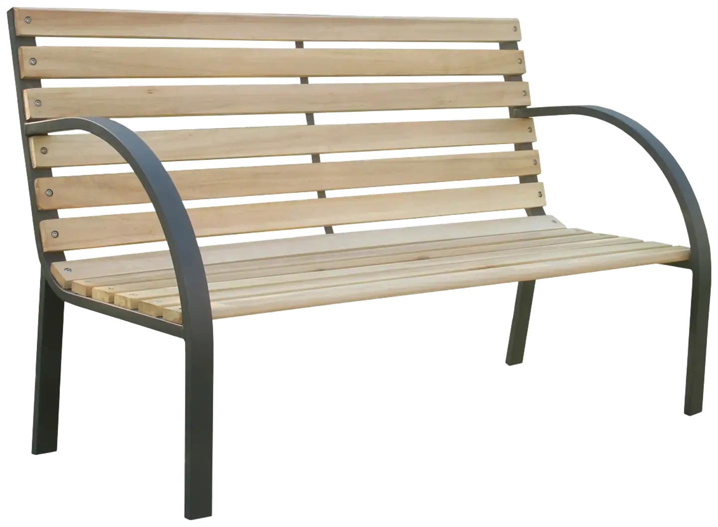 Lykke puutarhapenkki Kollberg 120x58x82 cm vaaleanruskea - 1