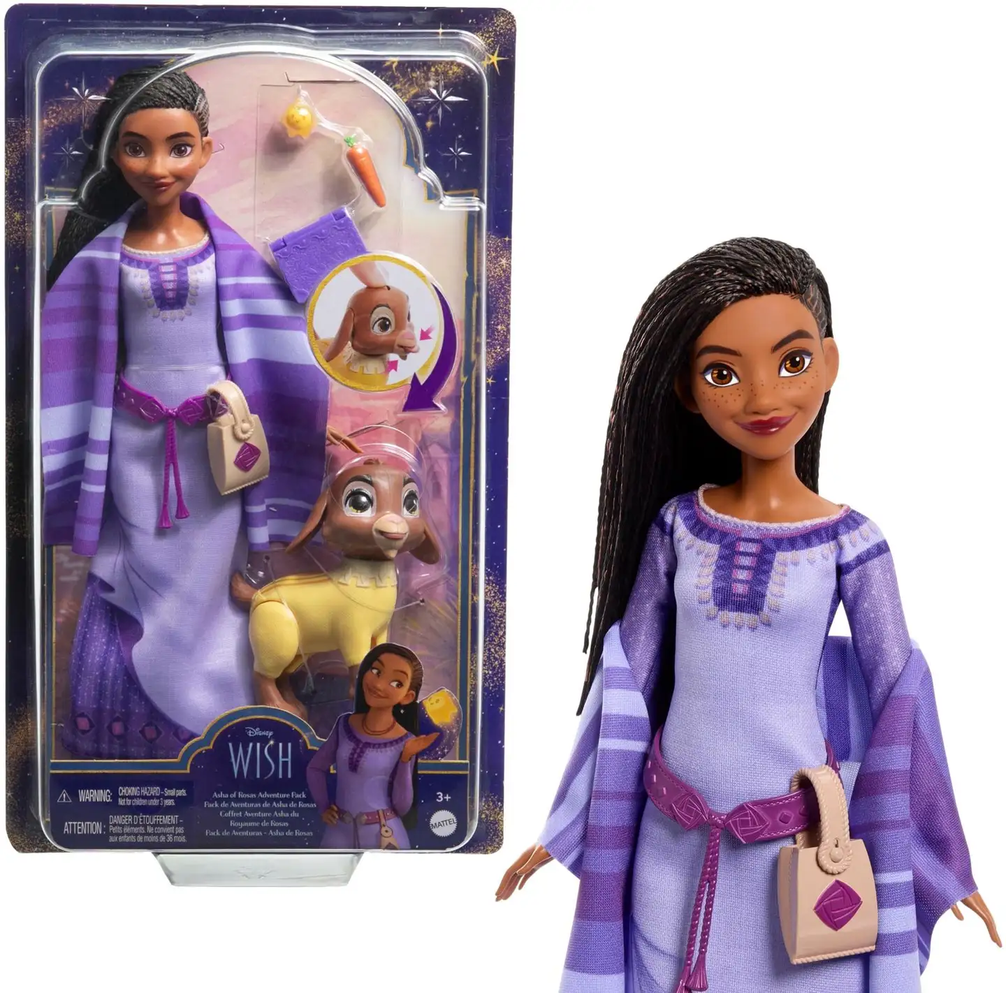 Disney Princess Wish Hero Doll Travel Pack Hpx25 - 3