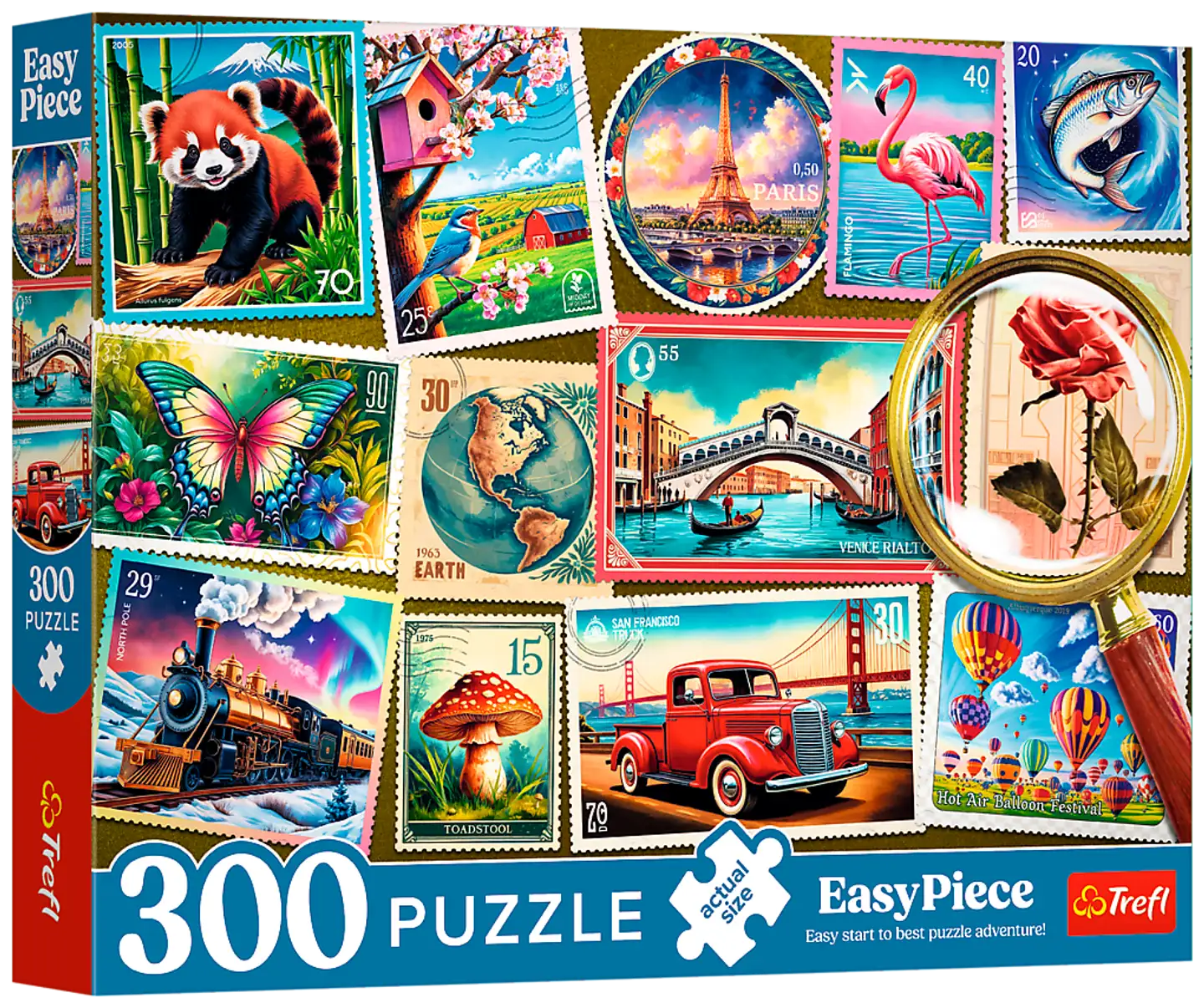 Trefl Palapeli EasyPiece Postage stamps, 300 palaa