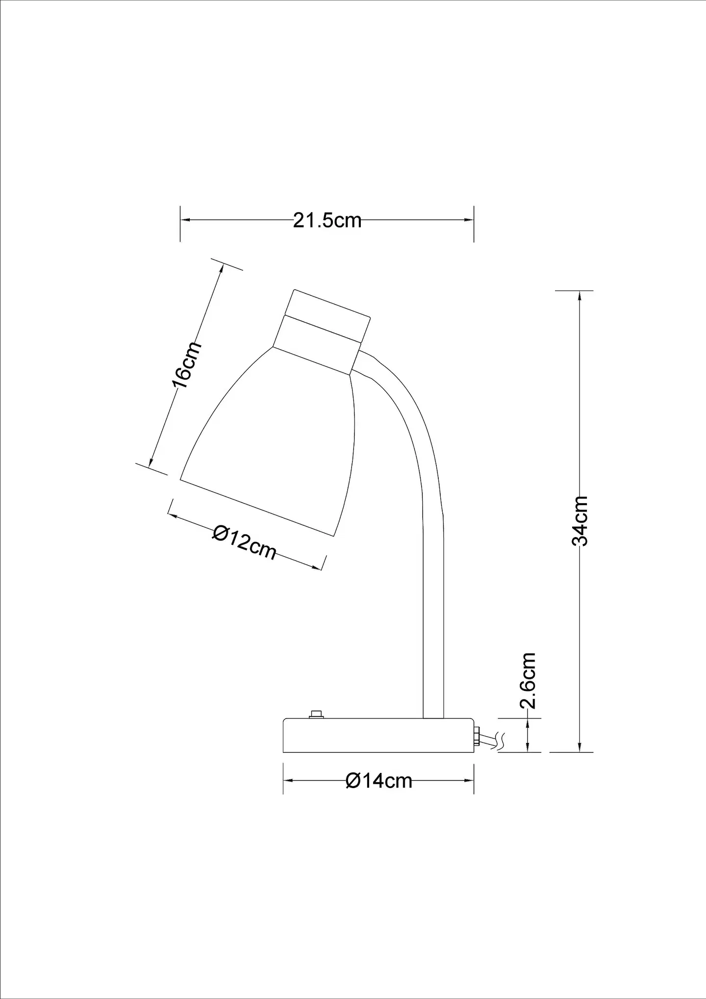 Airam Anoom pöytävalaisin E27 musta/puu - 3