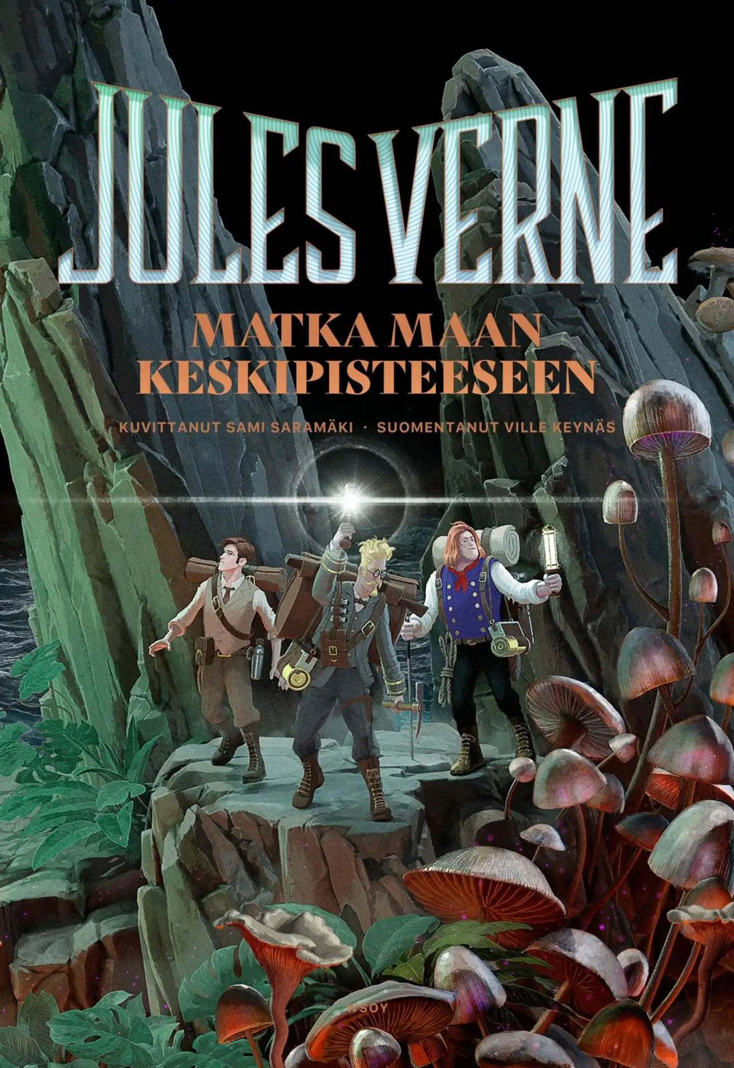 Verne, Matka Maan keskipisteeseen