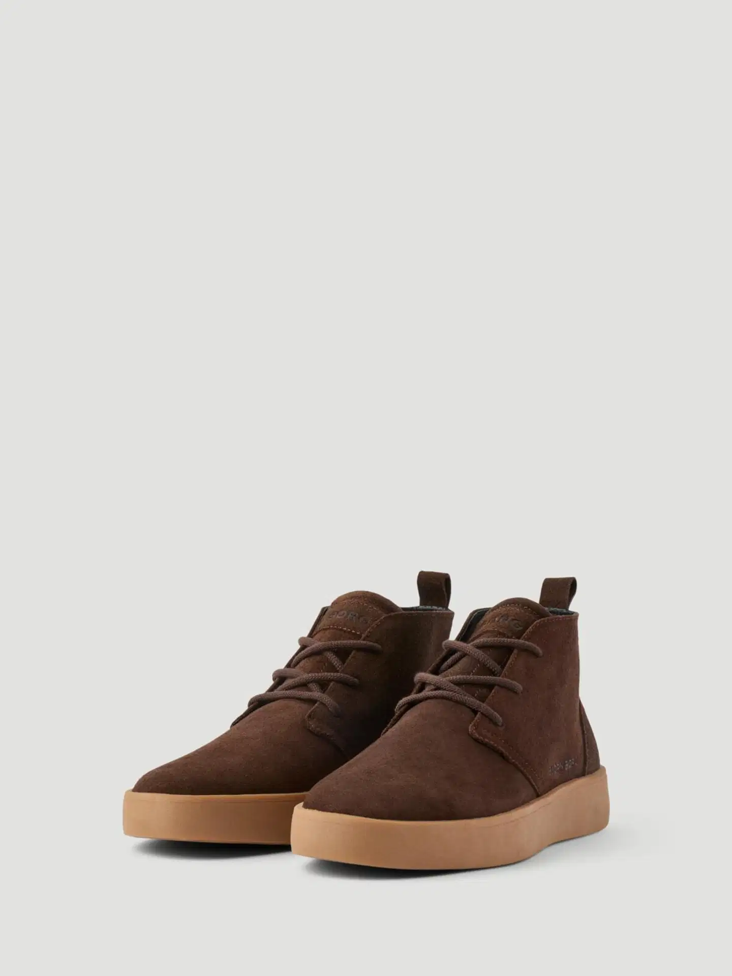 Björn Borg miesten mokkanahkaiset vapaa-ajan kengät Desert Chukka Brown - Dark brown - 2