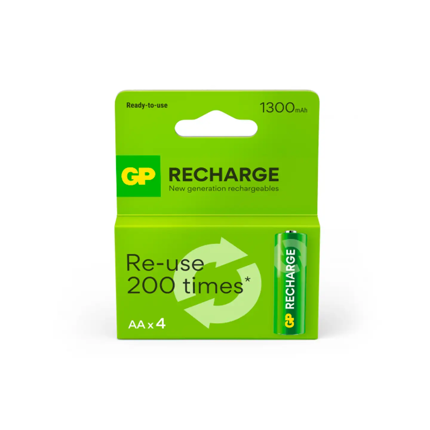 GP Recharge AA-akku 1300mAh 4kpl - 1