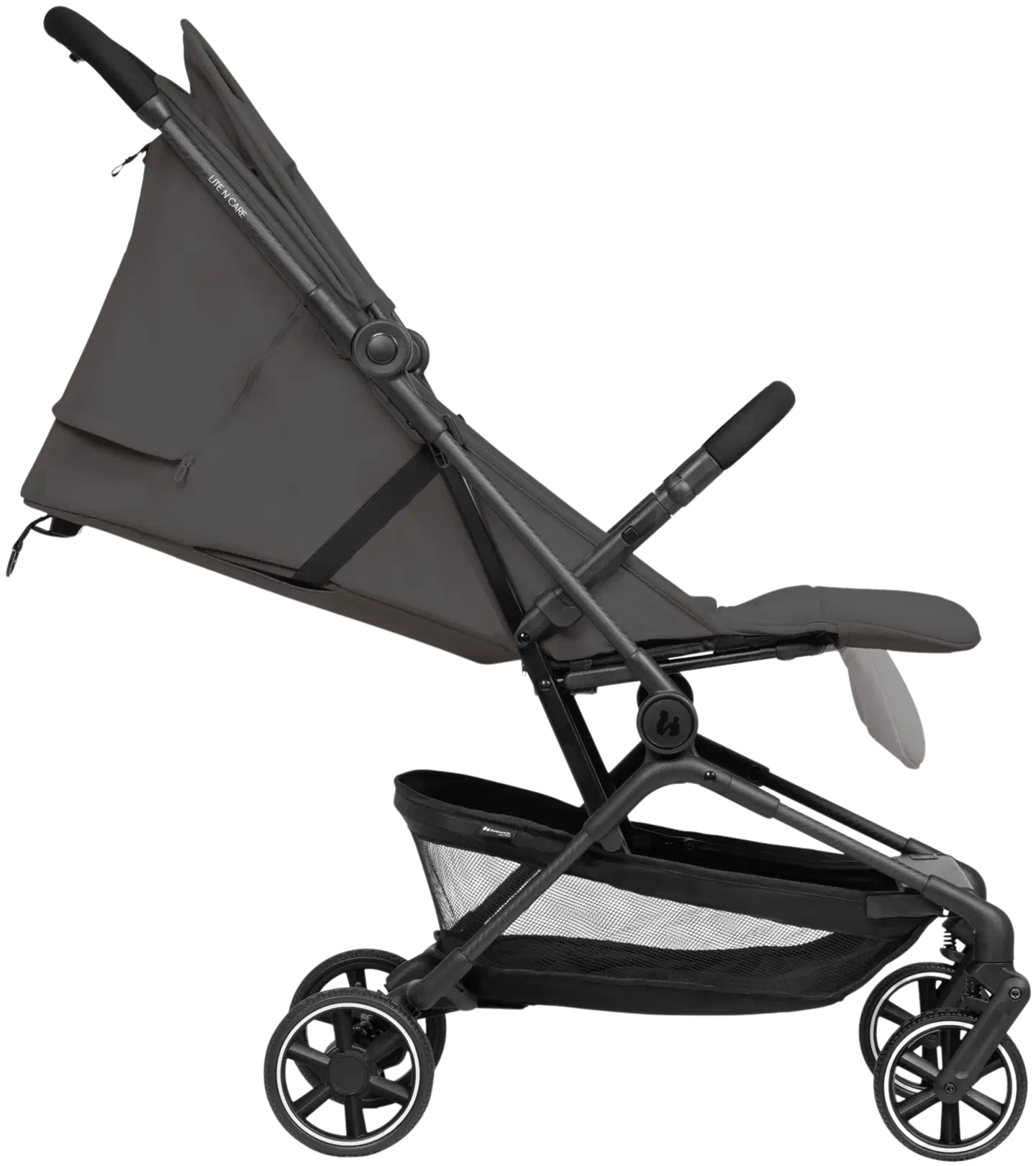 Hauck matkarattaat Lite N Care harmaa - 6